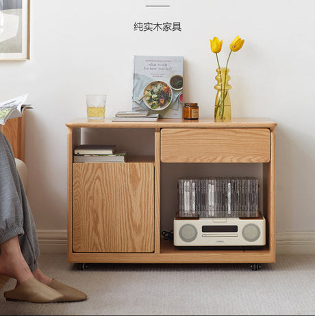 GENJI Elowen Modern Solid Wood Storage Cabinet from GENJI