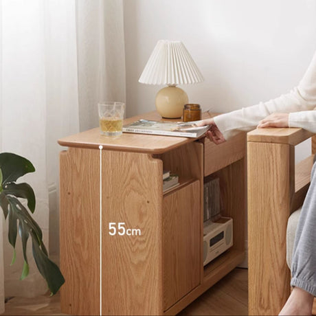 GENJI Elowen Modern Solid Wood Storage Cabinet from GENJI