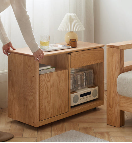 GENJI Elowen Modern Solid Wood Storage Cabinet from GENJI