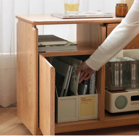 GENJI Elowen Modern Solid Wood Storage Cabinet from GENJI