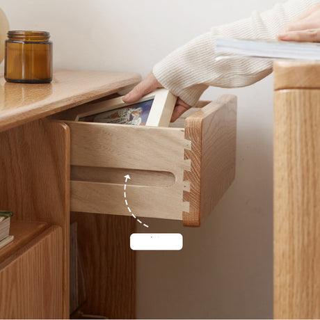 GENJI Elowen Modern Solid Wood Storage Cabinet from GENJI