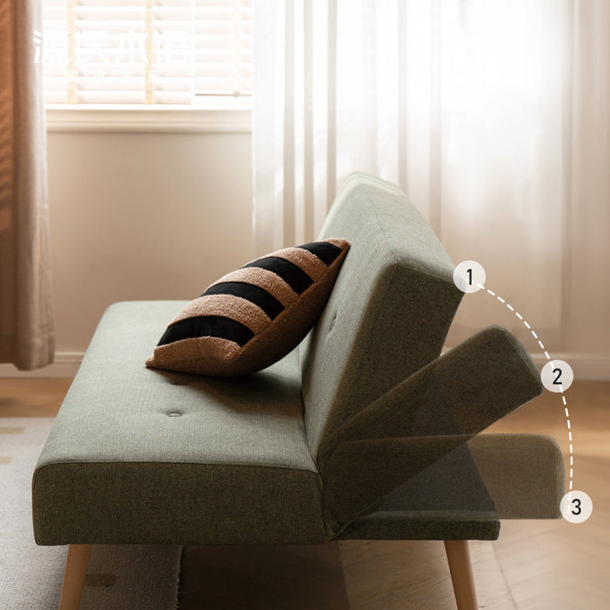 GENJI Elowen Sleek Modern Universal Folding Cloth Sofa from GENJI