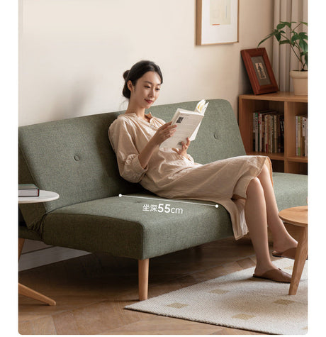 GENJI Elowen Sleek Modern Universal Folding Cloth Sofa from GENJI
