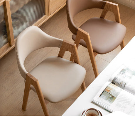GENJI Elysia Contemporary Oak Dining Chair from GENJI