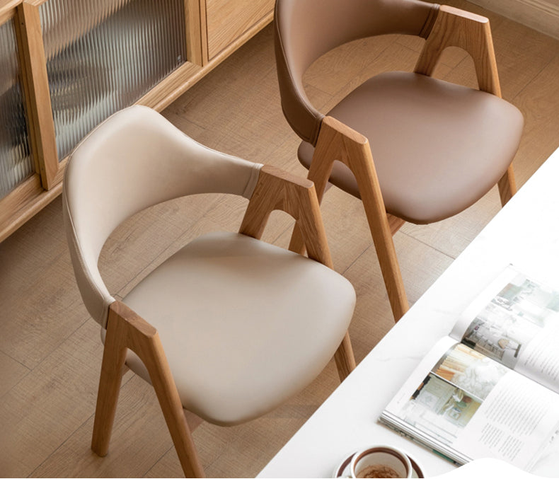 GENJI Elysia Contemporary Oak Dining Chair from GENJI