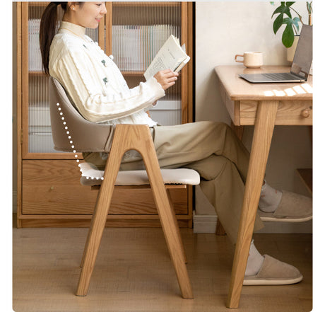 GENJI Elysia Contemporary Oak Dining Chair from GENJI