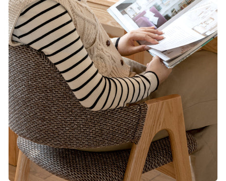 GENJI Elysia Contemporary Oak Dining Chair from GENJI