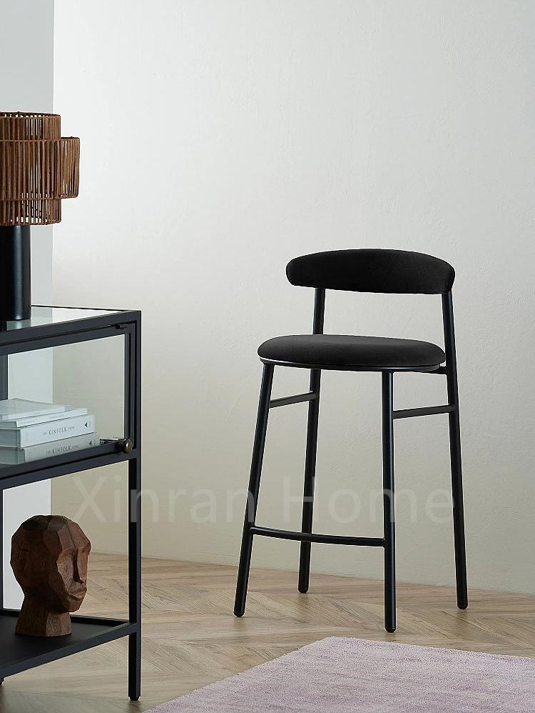 GENJI Elysian Luxe Nordic Metal Bar Chair from GENJI