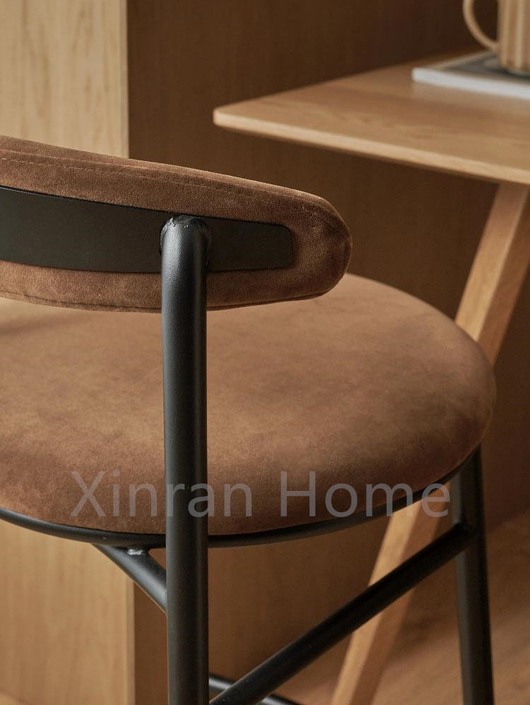 GENJI Elysian Luxe Nordic Metal Bar Chair from GENJI