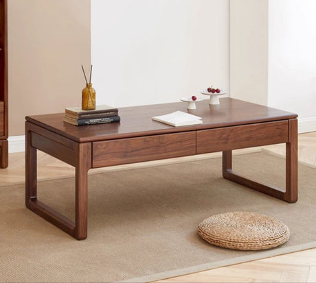 GENJI Elysium Elegant Black Walnut Tea Table from GENJI