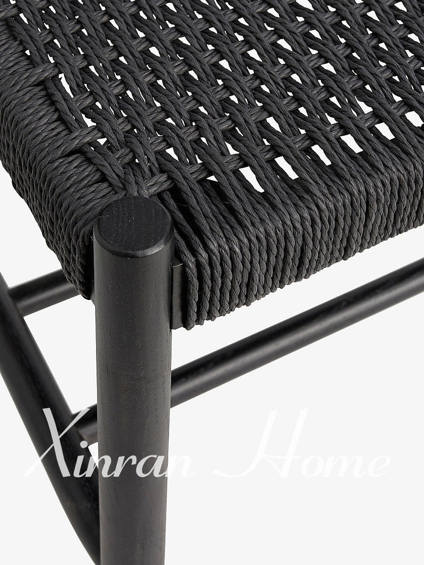 GENJI Haruka Elegant Solid Wood Stool from GENJI