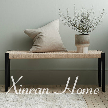 GENJI Haruka Elegant Solid Wood Stool from GENJI