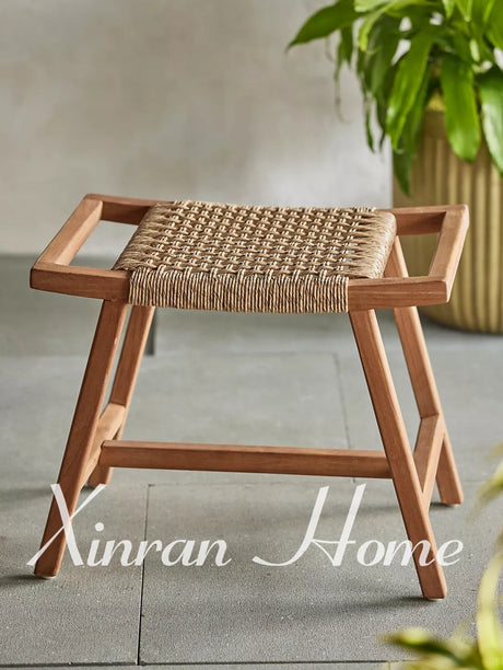 GENJI Haruka Elegant Solid Wood Stool from GENJI