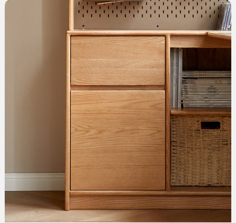 GENJI Haruka Solid Wood Integrated Study Desk from GENJI