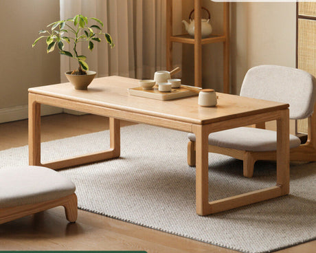 GENJI Harukaze Elegant Solid Wood Tea Table from GENJI