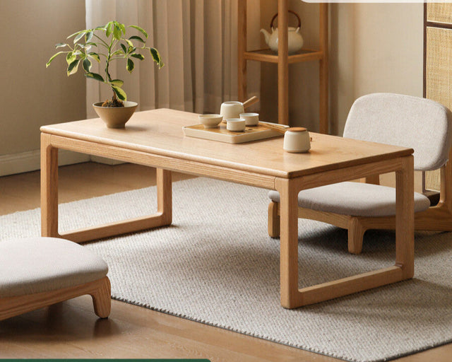 GENJI Harukaze Elegant Solid Wood Tea Table from GENJI