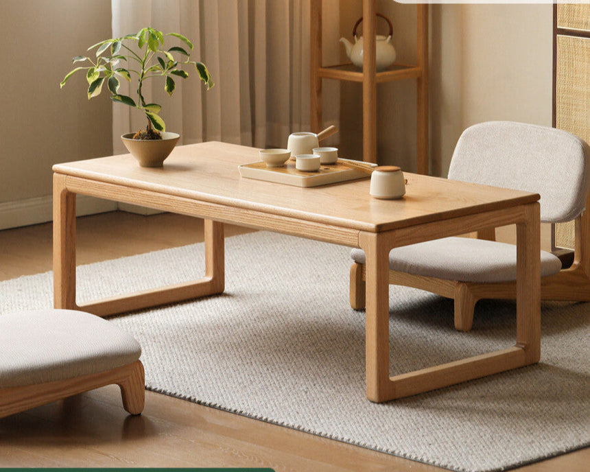 GENJI Harukaze Elegant Solid Wood Tea Table from GENJI
