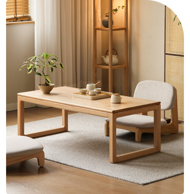 GENJI Harukaze Elegant Solid Wood Tea Table from GENJI