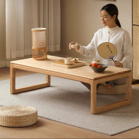 GENJI Harukaze Elegant Solid Wood Tea Table from GENJI