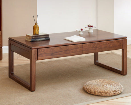 GENJI Harukaze Elegant Solid Wood Tea Table from GENJI