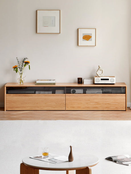 GENJI Haruki Contemporary Solid Wood TV Cabinet from GENJI