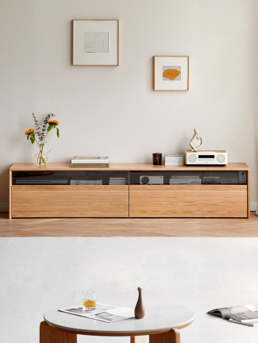 GENJI Haruki Contemporary Solid Wood TV Cabinet from GENJI