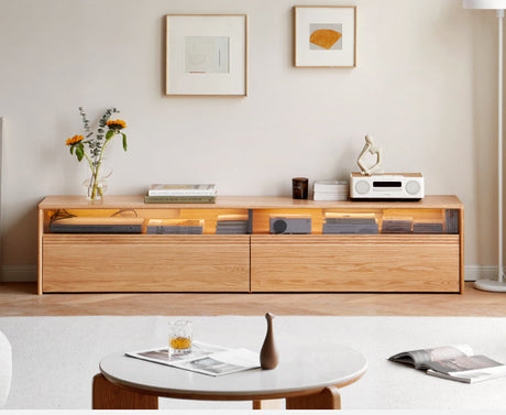 GENJI Haruki Contemporary Solid Wood TV Cabinet from GENJI