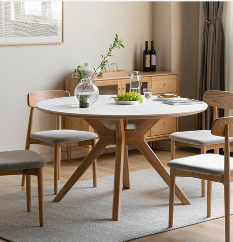 GENJI Haruki Elegant Oak Dining Set from GENJI