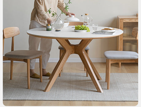 GENJI Haruki Elegant Oak Dining Set from GENJI