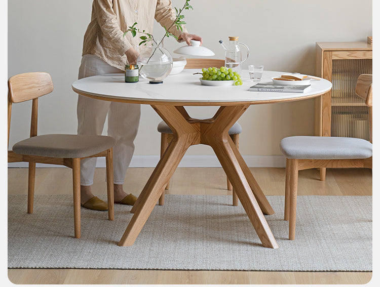 GENJI Haruki Elegant Oak Dining Set from GENJI
