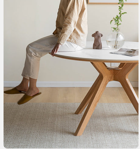 GENJI Haruki Elegant Oak Dining Set from GENJI