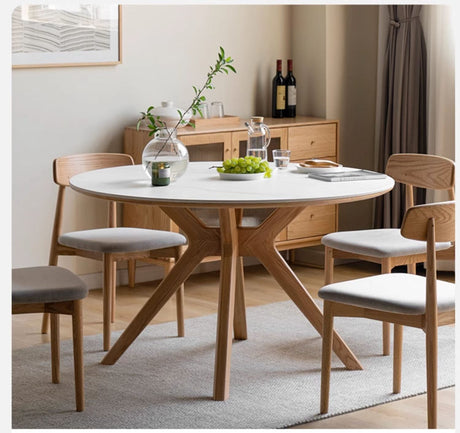 GENJI Haruki Elegant Oak Dining Set from GENJI