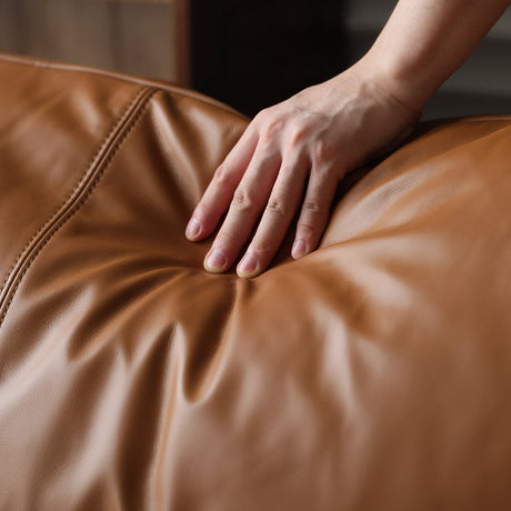 GENJI Haruki Luxurious Leather Down Sofa from GENJI