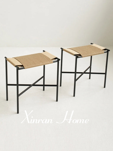 GENJI Haruki Minimalist Rope Makeup Stool from GENJI