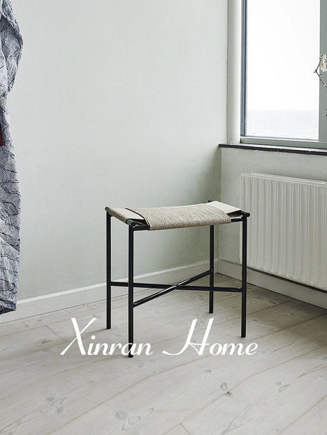 GENJI Haruki Minimalist Rope Makeup Stool from GENJI