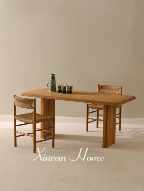 GENJI Haruki Minimalist Vintage Rattan Dining Chair from GENJI