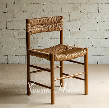 GENJI Haruki Minimalist Vintage Rattan Dining Chair from GENJI