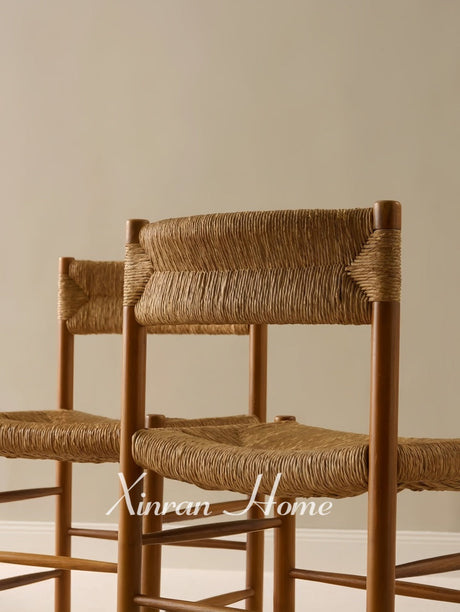 GENJI Haruki Minimalist Vintage Rattan Dining Chair from GENJI