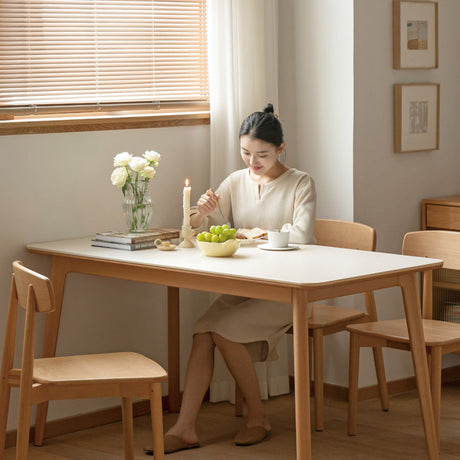 GENJI Harumi Elegant Solid Wood Long Table from GENJI