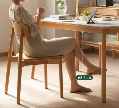 GENJI Harumi Elegant Solid Wood Long Table from GENJI