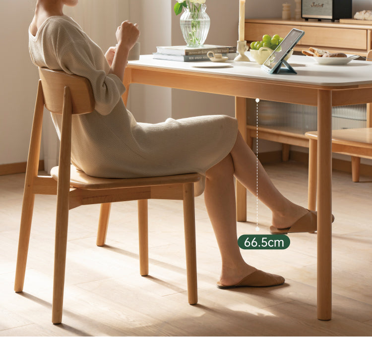 GENJI Harumi Elegant Solid Wood Long Table from GENJI