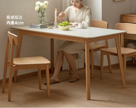 GENJI Harumi Elegant Solid Wood Long Table from GENJI
