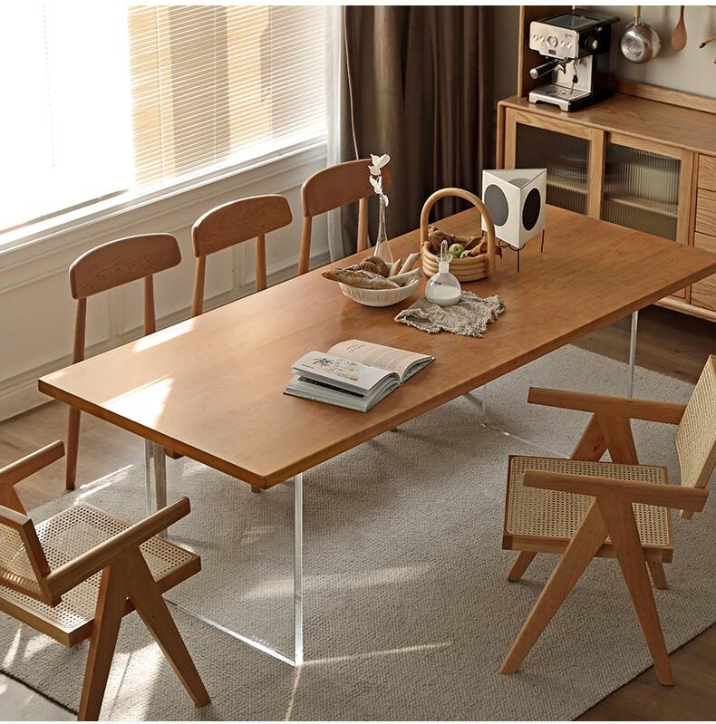 GENJI Haruto Elegant Cherrywood Dining Table from GENJI