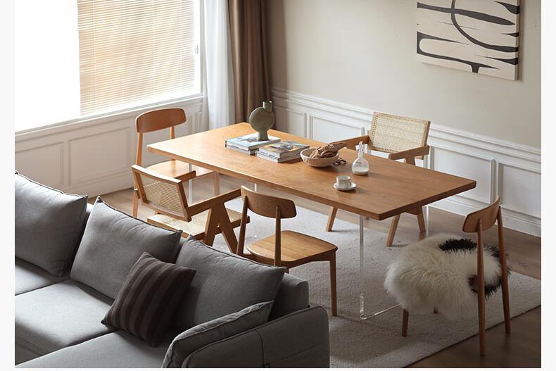 GENJI Haruto Elegant Cherrywood Dining Table from GENJI
