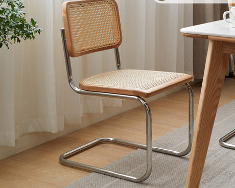 GENJI Haruto Elegant Rattan Backrest Dining Chair from GENJI