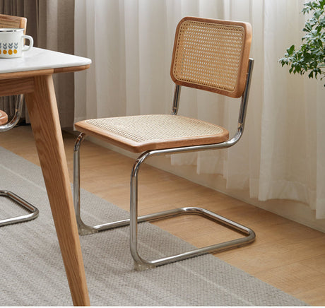 GENJI Haruto Elegant Rattan Backrest Dining Chair from GENJI