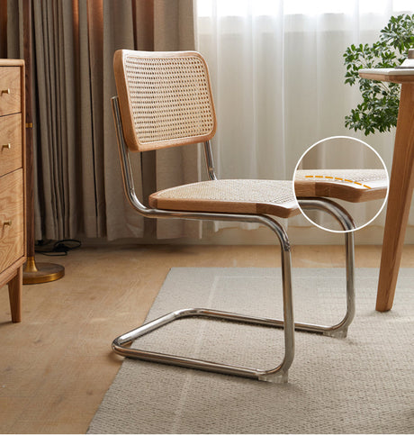 GENJI Haruto Elegant Rattan Backrest Dining Chair from GENJI