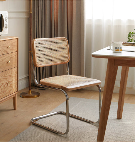 GENJI Haruto Elegant Rattan Backrest Dining Chair from GENJI