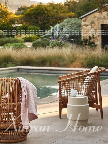 GENJI Hiroshi Elegant Rattan Leisure Chair from GENJI