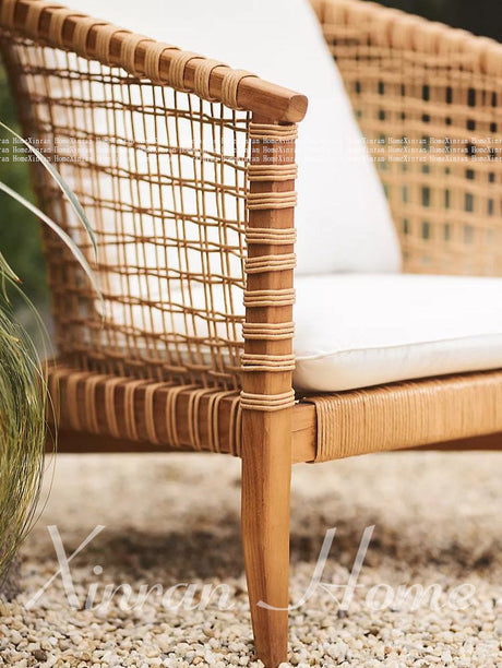GENJI Hiroshi Elegant Rattan Leisure Chair from GENJI